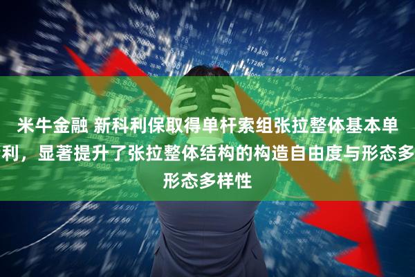 米牛金融 新科利保取得单杆索组张拉整体基本单元专利，显著提升了张拉整体结构的构造自由度与形态多样性